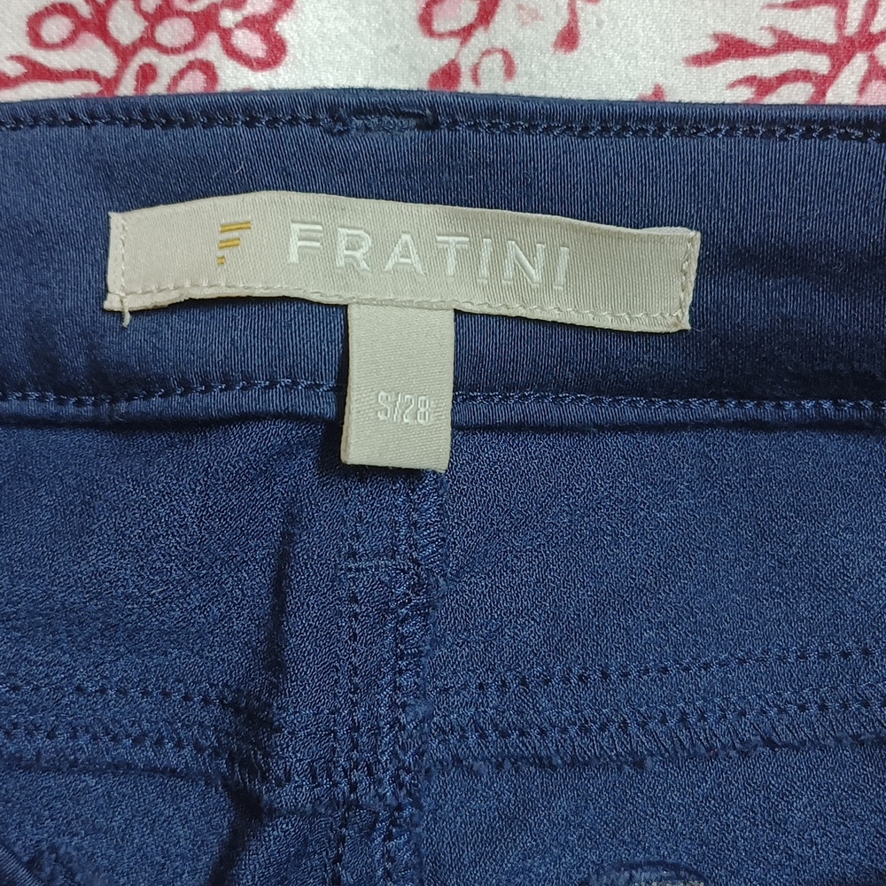 Fratini Navy Blue Skinny Super Stretchable Trouser waist size 28 - Picture 9 of 9